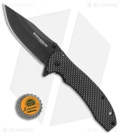 Boker Aircraft Engineer Frame Lock Knife Carbon Fiber/G-10 (3.5" Black SW) -Boker Boker Aircraft Engineer CF Black SW BHQ 86579 er bottlecap