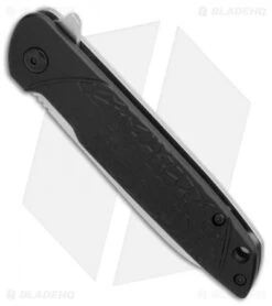Boker Alligator Toast Frame Lock Knife Black (3.5" Stonewash) 01SC487 -Boker Boker Alligator Toast Black SW BHQ 86601 er spine