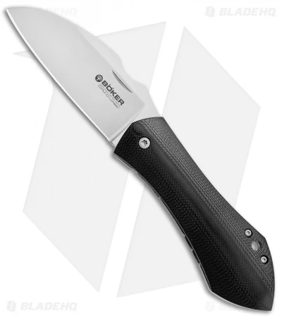 Boker Anso 67 Frame Lock Knife Black G-10 (3.2" Satin CruWear) 110820 1 Boker Anso 67 Frame Lock Knife Black G-10 (3.2" Satin CruWear) 110820