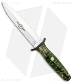 Boker Applegate 150th Anniversary Fixed Blade Knife Curly Birch (6" Satin)