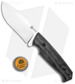Boker Arbolito Bison Fixed Blade Knife Black G-10 (4.1" Satin) 02BA402 -Boker Boker Arbolito Bison Black G 10 Satin 02BA402 BHQ 118372 jr bottlecap