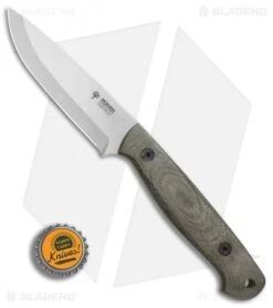 Boker Arbolito Bushcraft Micarta Fixed Blade Knife Green Micarta (4" Satin) -Boker Boker Arbolito Bushcraft Micarta BHQ 80840 er bottlecap