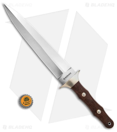 Boker Arbolito Colmillo Fixed Blade Dagger Knife Guayacan Wood (10.7" Satin) 4 Boker Arbolito Colmillo Fixed Blade Dagger Knife Guayacan Wood (10.7" Satin) - Image 4