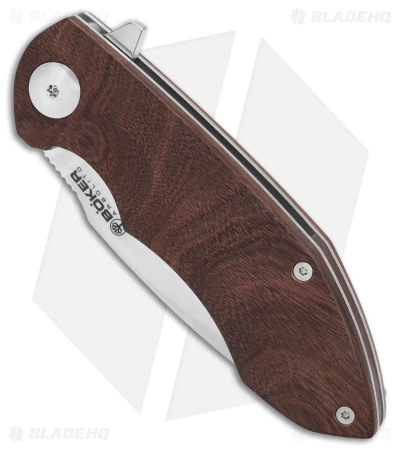 Boker Arbolito Nahuel Liner Lock Knife Guayacan Wood (3.25" Satin) 01BA004 2 Boker Arbolito Nahuel Liner Lock Knife Guayacan Wood (3.25" Satin) 01BA004 - Image 2