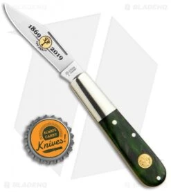 Boker Barlow Anniversary 150 Slip Joint Knife Green Birch (2.5" Satin) 116941 7 Boker Barlow Anniversary 150 Slip Joint Knife Green Birch (2.5" Satin) 116941 -Boker Boker Barlow Anniversary 150 SJ Green Birch Satin 116941 BHQ 102957 jr bottlecap