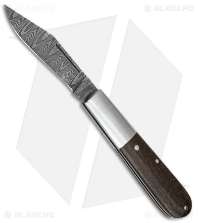 Boker Barlow Sherman Damast Slip Joint Knife Green Micarta (2.5" Damascus) 1 Boker Barlow Sherman Damast Slip Joint Knife Green Micarta (2.5" Damascus)