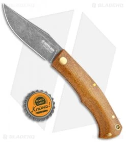 Boker Boxer EDC Slip Joint Knife Brown Jute Micarta (3.1" SW) 111029 -Boker Boker Boxer EDC SJ Brown Jute Micarta Acid 111029 BHQ 118364 jr bottlecap