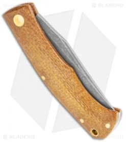 Boker Boxer EDC Slip Joint Knife Brown Jute Micarta (3.1" SW) 111029 -Boker Boker Boxer EDC SJ Brown Jute Micarta Acid 111029 BHQ 118364 jr side
