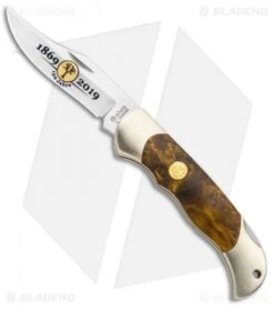 Boker Boy Scout 150th Anniversary Edition Pocket Knife Thuya Wood Handle 115118