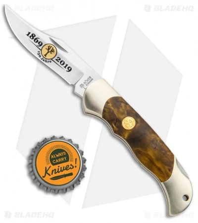 Boker Boy Scout 150th Anniversary Edition Pocket Knife Thuya Wood Handle 115118 4 Boker Boy Scout 150th Anniversary Edition Pocket Knife Thuya Wood Handle 115118 - Image 4