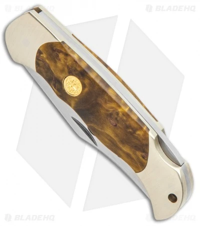 Boker Boy Scout 150th Anniversary Edition Pocket Knife Thuya Wood Handle 115118 2 Boker Boy Scout 150th Anniversary Edition Pocket Knife Thuya Wood Handle 115118 - Image 2