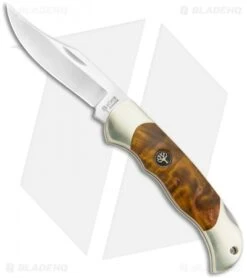 Boker Boy Scout Lockback Knife Curly Birch Handle (3.1" Satin) 117118