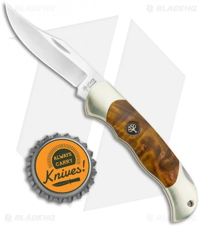 Boker Boy Scout Lockback Knife Curly Birch Handle (3.1" Satin) 117118 4 Boker Boy Scout Lockback Knife Curly Birch Handle (3.1" Satin) 117118 - Image 4