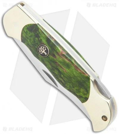 Boker Boy Scout Lockback Knife Green Curly Birch (3.1" Satin) 118118 2 Boker Boy Scout Lockback Knife Green Curly Birch (3.1" Satin) 118118 - Image 2