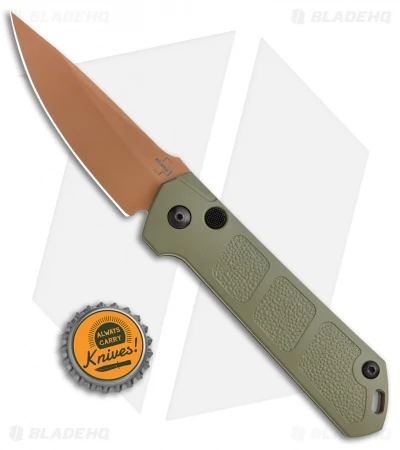 Boker Burnley Kihon Desert Warrior Drop Point Automatic Knife (3.3" Copper D2) 4 Boker Burnley Kihon Desert Warrior Drop Point Automatic Knife (3.3" Copper D2) - Image 4