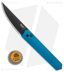 Boker Burnley Kwaiken Automatic Knife Blue (3.5" Black) Pro-Tech -Boker Boker Burnley Kwaiken Blue Black Protech BHQ 83280 er bottlecap