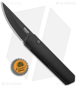 Boker Burnley Kwaiken Compact Automatic Knife Black (3" Black) Pro-Tech -Boker Boker Burnley Kwaiken Compact Auto Black Black Protech BHQ 95710 jr bottlecap