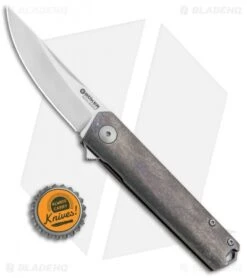 Boker Burnley Kwaiken Compact Flipper Knife Titanium (3.125" Satin) 110664 -Boker Boker Burnley Kwaiken Compact Flipper Ti Satin 110664 BHQ 80776 jr bottlecap