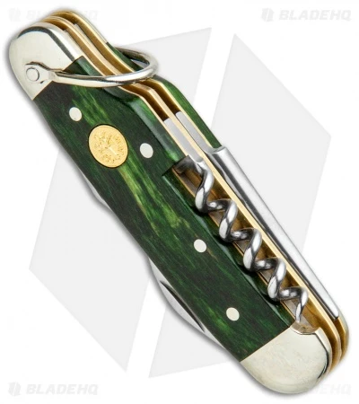 Boker Camp Knife 150th Anniversary Multi-Tool (Green Curly Birch) 2 Boker Camp Knife 150th Anniversary Multi-Tool (Green Curly Birch) - Image 2