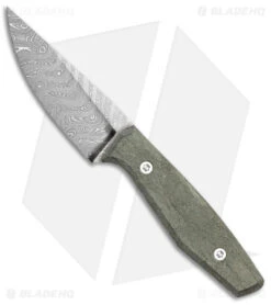 BÃ¶ker Daily Knives AK1 Damast Knife Space Coral CF (3.1" Damascus) 120509DAM