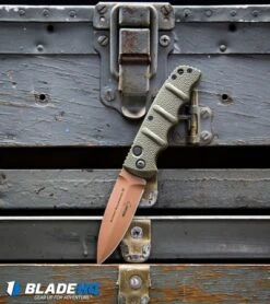Boker Desert Warrior Kalashnikov Dagger Automatic Knife OD Green (3.3" D2) -Boker Boker Desert Warrior Kalashnikov Dagger Automatic Knife OD Green Copper BHQ30436 kp tool box 3 web 1