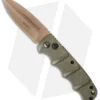 Boker Desert Warrior Kalashnikov Dagger Automatic Knife OD Green (3.3" D2)