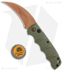 Boker Desert Warrior Kalashnikov Hawkbill Automatic Knife OD Green (Copper) 7 Boker Desert Warrior Kalashnikov Hawkbill Automatic Knife OD Green (Copper) -Boker Boker Desert Warrior Kalashnikov Hawkbill Auto OD Green Copper 01KALS69NSOI BHQ 103273 jr bottlecap