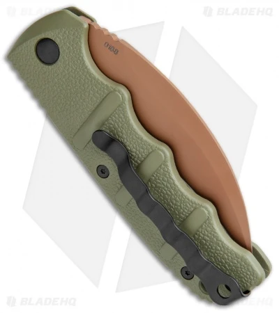 Boker Desert Warrior Kalashnikov Hawkbill Automatic Knife OD Green (Copper) 3 Boker Desert Warrior Kalashnikov Hawkbill Automatic Knife OD Green (Copper) - Image 3