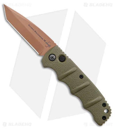 Boker Desert Warrior Kalashnikov Tanto Automatic Knife Green (3.25" D2 Copper) 1 Boker Desert Warrior Kalashnikov Tanto Automatic Knife Green (3.25" D2 Copper)
