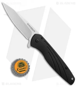 Boker Magnum Ellipse Frame Lock Knife Black G-10 (3.1" Stonewash) 01SC488 -Boker Boker Eclipse Black G10 SW BHQ 86592 er bottlecap