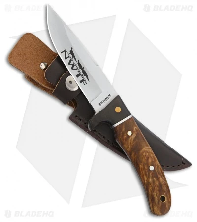 Boker Elk Hunter Fixed Blade Knife Rosewood/Micarta (4.25" Satin) 683NWTF 1 Boker Elk Hunter Fixed Blade Knife Rosewood/Micarta (4.25" Satin) 683NWTF