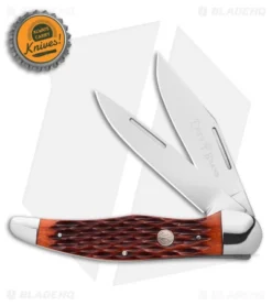 Boker Folding Hunter Pocket Knife 5.25" Jigged Brown Bone W/ Pouch 110836 -Boker Boker Folding Hunter Pocket Knife 5in Jigged Brown Bone w Pouch BHQ 146743 td size
