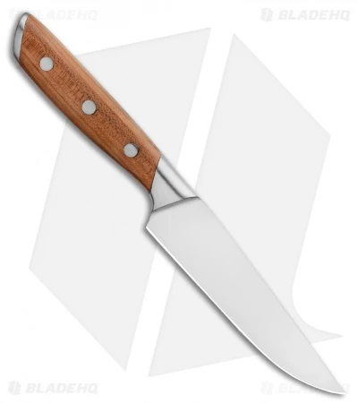Boker Forge Wood 4.5" Utility Kitchen Knife Maple Wood 2 Boker Forge Wood 4.5" Utility Kitchen Knife Maple Wood - Image 2