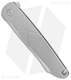 Boker Plus Gent-X Frame Lock Knife Orange Peel Titanium (2.8" Mirror) 01BO261 -Boker Boker Gent X Ti Satin BHQ 86576 er spine