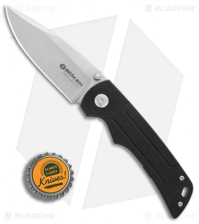 Boker Gulo EDC Frame Lock Knife Black G-10 (3.25" Stonewash) 111655 4 Boker Gulo EDC Frame Lock Knife Black G-10 (3.25" Stonewash) 111655 - Image 4
