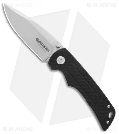 Boker Gulo EDC Frame Lock Knife Black G-10 (3.25" Stonewash) 111655 1 Boker Gulo EDC Frame Lock Knife Black G-10 (3.25" Stonewash) 111655