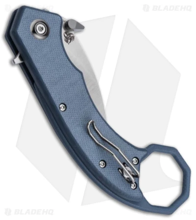 Boker Hel Karambit Liner Lock Knife Blue G-10 (2.2" Satin) 01BO516 2 Boker Hel Karambit Liner Lock Knife Blue G-10 (2.2" Satin) 01BO516 - Image 2