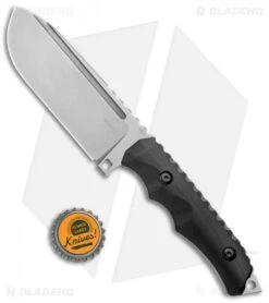 Boker Hermod 2.0 Fixed Blade Knife Black G-10 (4.5" D2 Stonewash ) -Boker Boker Hermod 2.0 Black G 10 D2 SW BHQ 137746 jr bottlecap