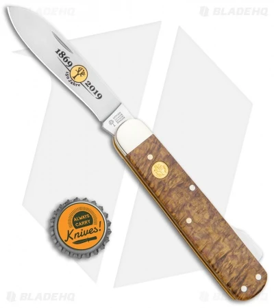 Boker Hunter Mono Lockback Knife 150th Anniversary Edition Curly Birch 115030 4 Boker Hunter Mono Lockback Knife 150th Anniversary Edition Curly Birch 115030 - Image 4