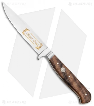Boker Jager Gold Nicker 11 Fixed Blade Knife Walnut Wood (4.4" Satin) 121534 1 Boker Jager Gold Nicker 11 Fixed Blade Knife Walnut Wood (4.4" Satin) 121534