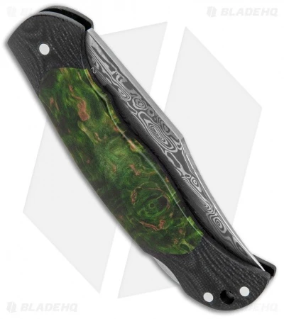 Boker Junior Scout Lightweight Damascus Green Curly Birch (2.75" Damascus) 3 Boker Junior Scout Lightweight Damascus Green Curly Birch (2.75" Damascus) - Image 3