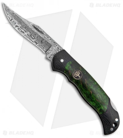 Boker Junior Scout Lightweight Damascus Green Curly Birch (2.75" Damascus) 1 Boker Junior Scout Lightweight Damascus Green Curly Birch (2.75" Damascus)