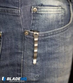 Boker Kalashnikov Dagger Automatic Knife Blade HQ Blue (3.25" Smokewash D2) -Boker Boker Kalashnikov Automatic Knife Black Bead Blast KALS74 BHQ 0103 kp in pocket web 6