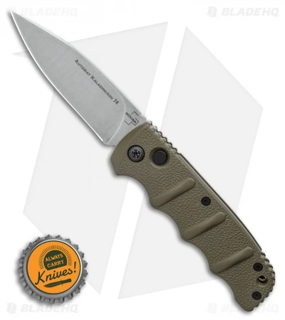 Boker Kalashnikov Automatic Knife OD Green (3.25" XHP Stonewash) 4 Boker Kalashnikov Automatic Knife OD Green (3.25" XHP Stonewash) - Image 4