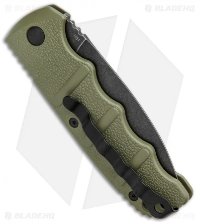 Boker Kalashnikov Dagger Automatic Knife OD Green (3.25" Smokewash D2) 3 Boker Kalashnikov Dagger Automatic Knife OD Green (3.25" Smokewash D2) - Image 3