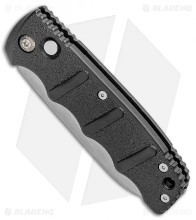 Boker Kalashnikov Modified Sheepsfoot Automatic Knife Black (3.25" Stonewash D2) 2 Boker Kalashnikov Modified Sheepsfoot Automatic Knife Black (3.25" Stonewash D2) - Image 2