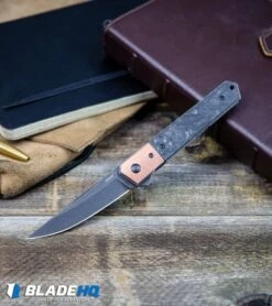 Boker Kwaiken Flipper Knife Marble Carbon Fiber/Copper (3.5" Smokewash) 9 Boker Kwaiken Flipper Knife Marble Carbon Fiber/Copper (3.5" Smokewash) -Boker Boker Kwaiken Flipper Knife Marble Carbon Fiber Copper Smokewash BHQ77842 kp old wood books web