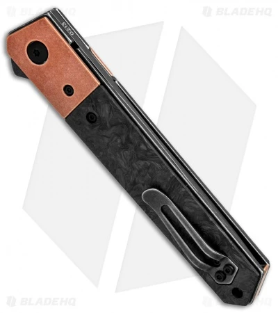 Boker Kwaiken Flipper Knife Marble Carbon Fiber/Copper (3.5" Smokewash) 3 Boker Kwaiken Flipper Knife Marble Carbon Fiber/Copper (3.5" Smokewash) - Image 3