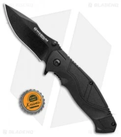 Boker Magnum Advance Pro Liner Lock Knife Black (3.125" Black) -Boker Boker Magnum Advance Pro LL Black Black 01RY305 BHQ 98579 jr bottlecap