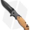 Boker Magnum Blomkvist Liner Lock Knife Olive Wood (3.3" Black) 01MB736